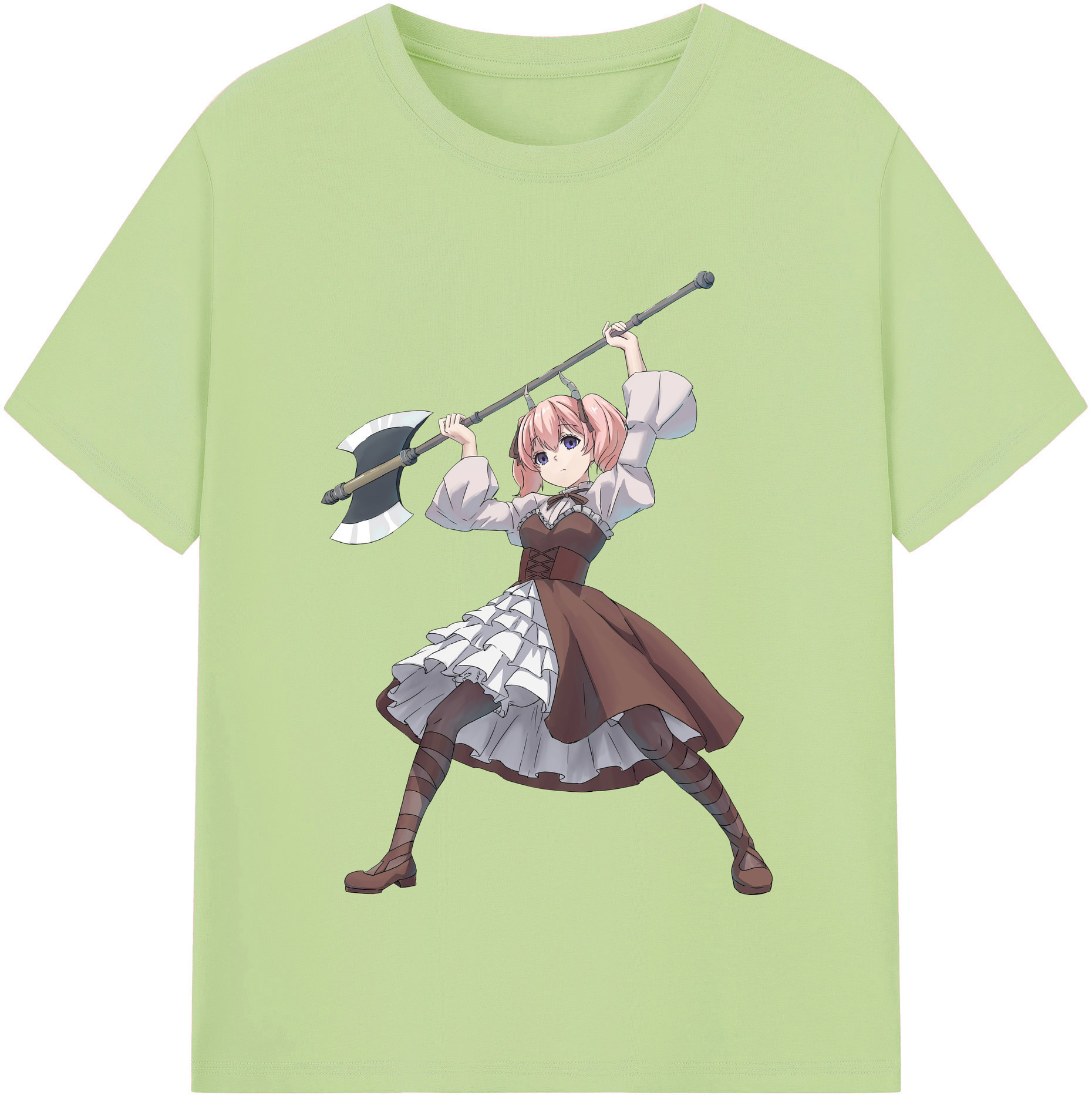 （画像用） 葬送のフリーレン Frieren 綿100％半袖Tシャツ（フロントプリント）